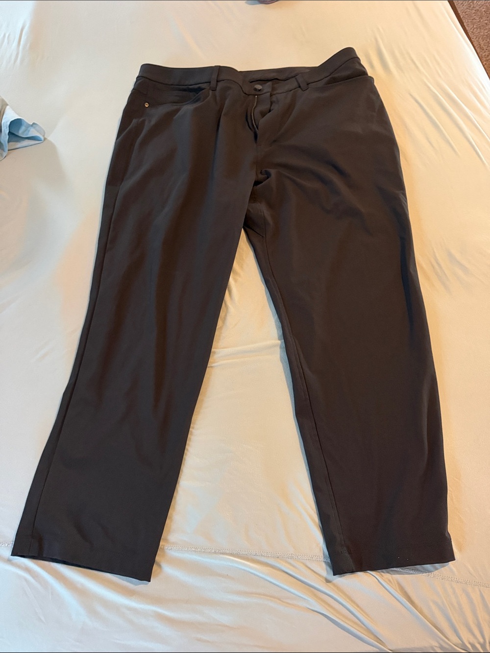 lululemon athletica ABC Mens Black Dress Pants - Straight Leg